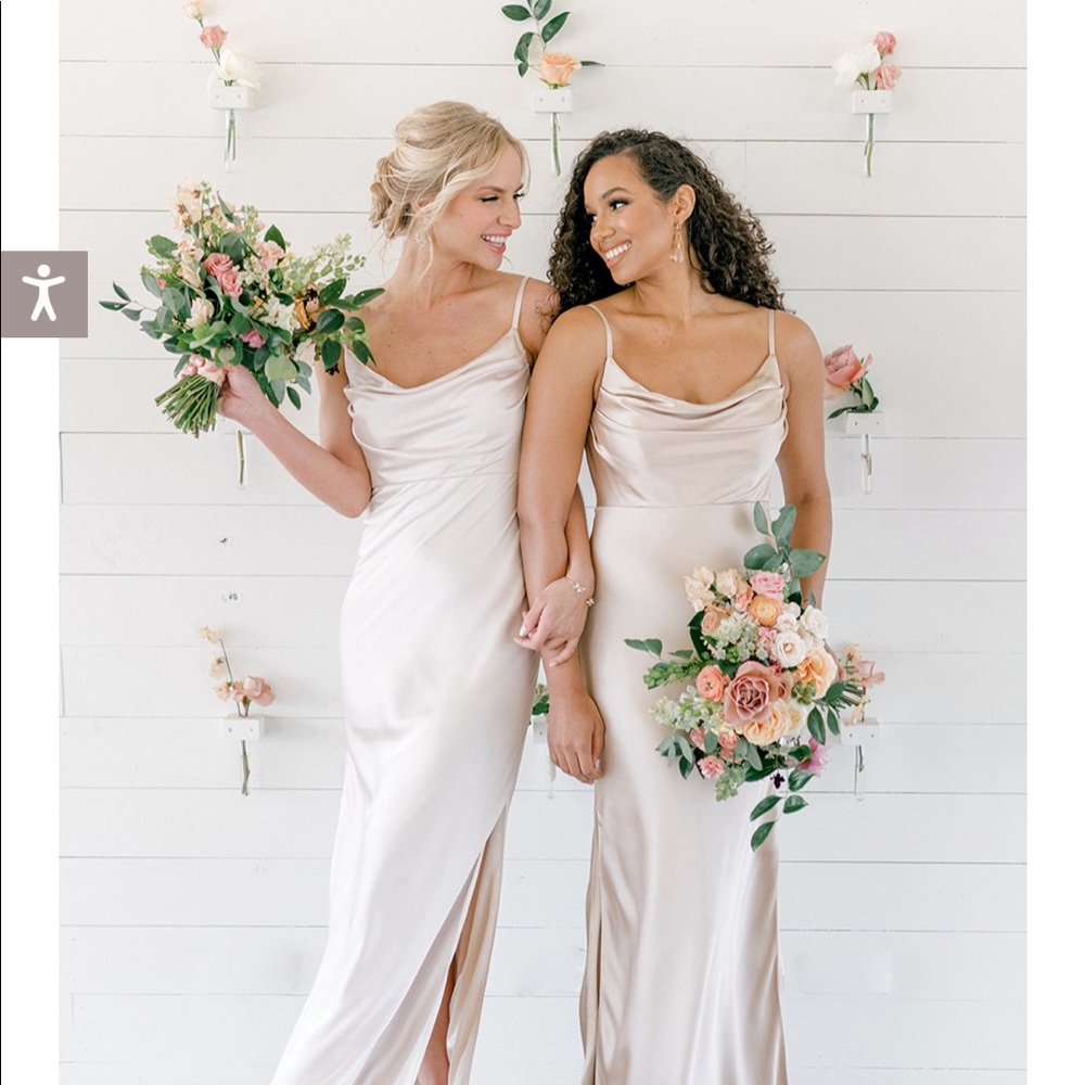 Revelry Champagne Bridesmaids Dress